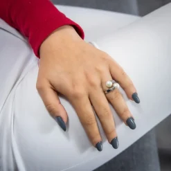 Jolie Bague Femme avec Perles DAPHNEE