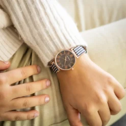 Jolie Montre de Femme Gris CHTIME