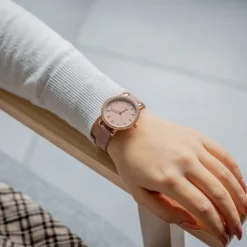 Jolie Montre Femme Beige Rose GIORGIO