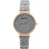 Jolie Montre Femme Gris avec Strass CHTIME