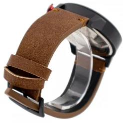 Jolie Montre Homme Marron M. JOHN