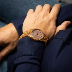 Jolie Montre Homme Plastique Bois CHTIME