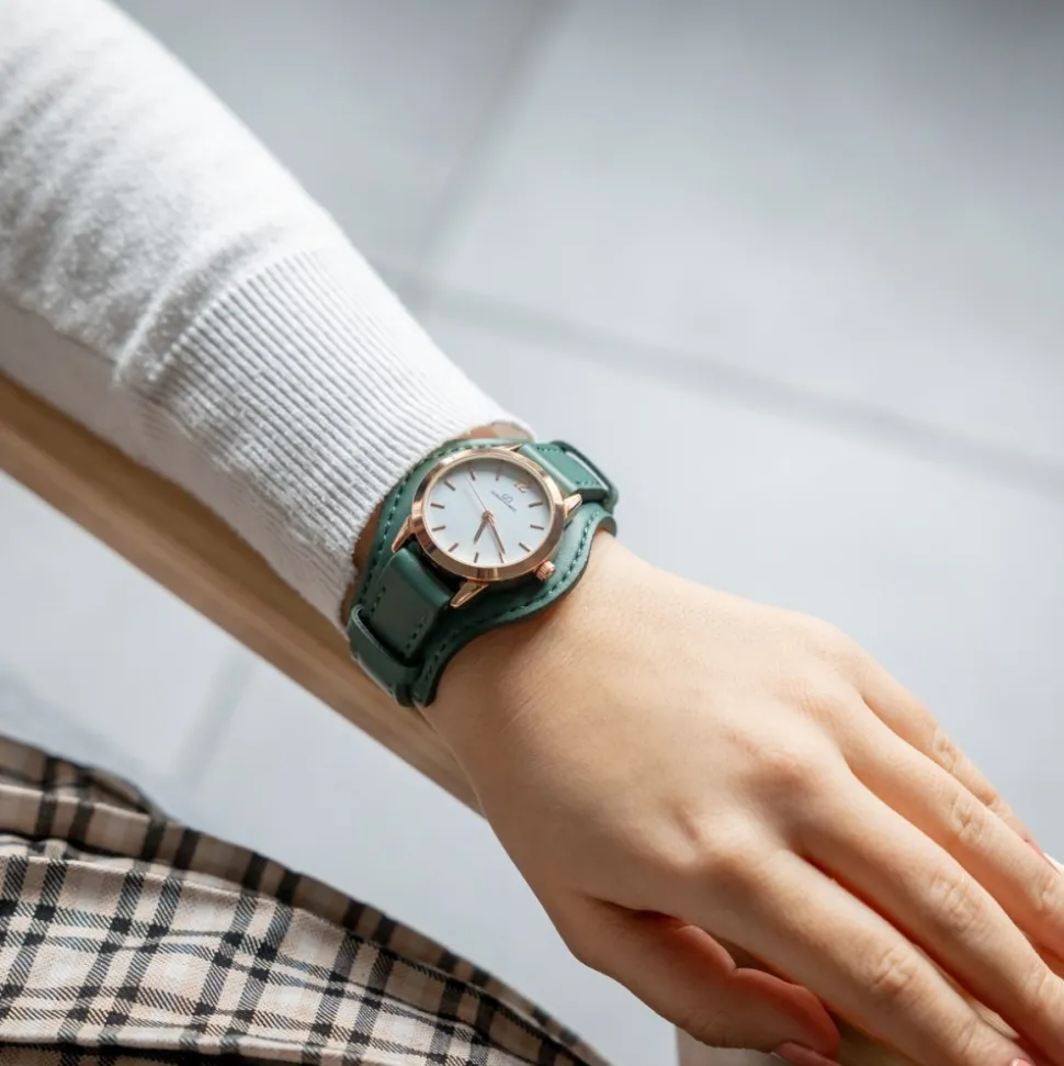 Jolie Montre pour Femme Vert GIORGIO