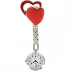 JolieMontre Infirmière Métal Cœur Rouge KRAZY