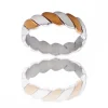 Magnifique Bague Femme Bi-Color CAPREA