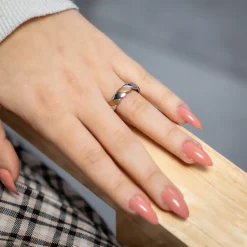 Magnifique Bague Femme Bi-Color CAPREA