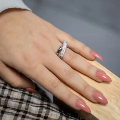 Magnifique Bague Femme Ornée Zirconium DRYAS