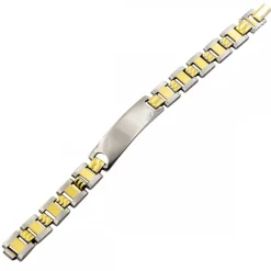 Magnifique Gourmette Bracelet Homme Acier