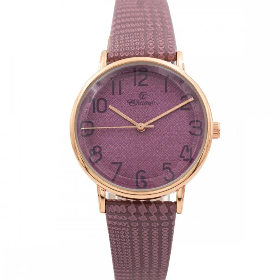 Magnifique Montre Femme Violet CHTIME