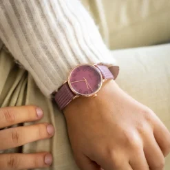 Magnifique Montre Femme Violet CHTIME