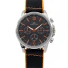 Magnifique Montre Homme Tissu Noir GIORGIO