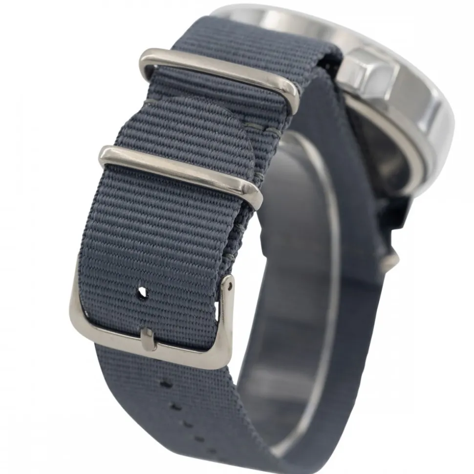 Magnifique Montre Homme Tissu Gris GIORGIO