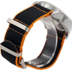 Magnifique Montre Homme Tissu Noir GIORGIO