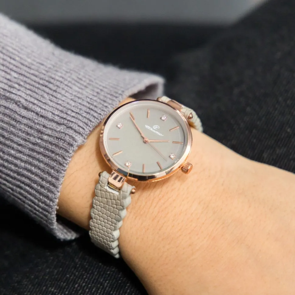 Magnifique Montre pour Femme Gris CHTIME