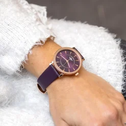 Montre de Femme Violet M. JOHN