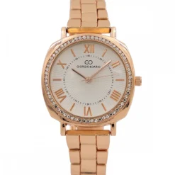 Montre Fashion Femme Métal Rosé Strass GIORGIO