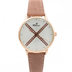 Montre Fashion Femme Rose Strass CHTIME