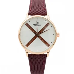Montre Fashion Femme Violet Strass CHTIME