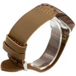 Montre Fashion pour Femme Marron Bois CHTIME