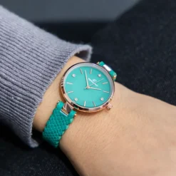 Montre Femme au Bracelet Vert CHTIME