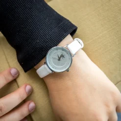 Montre Femme Bracelet Blanc M. JOHN