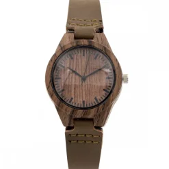 Montre Femme Bracelet Chocolat Bois CHTIME