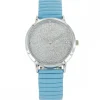 Montre Femme Bracelet Elastique Métal Bleu GIORGIO