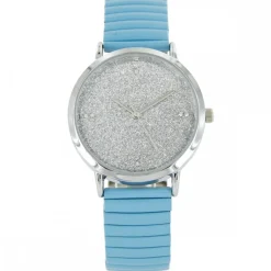 Montre Femme Bracelet Elastique Métal Bleu GIORGIO