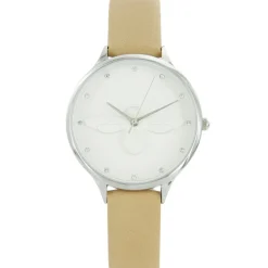 Montre Femme Caramel Relief Abeille Strass MICHAEL JOHN 632