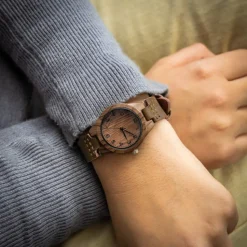 Montre Femme Chocolat en Bois CHTIME