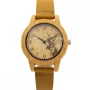Montre Femme Couleur Camel Bois CHTIME