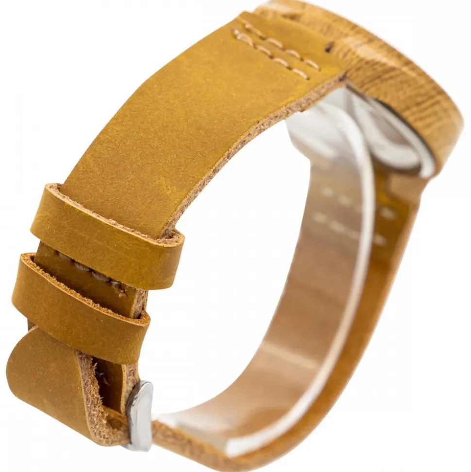 Montre Femme Couleur Camel Bois CHTIME