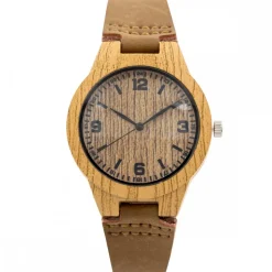 Montre Femme Couleur Marron Bois CHTIME