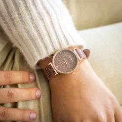 Montre Femme Couleur Violet Strass CHTIME