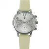 Montre Femme crème Strass Style Chrono BELLOS