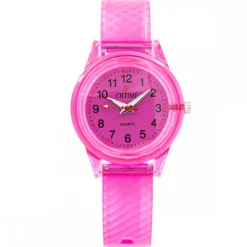 Montre Femme en Plastique Rose CHTIME