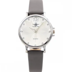 Montre Femme Gris Strass M. JOHN