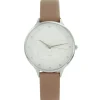 Montre Femme Marron Rosé Relief Papillon Strass MICHAEL JOHN 685