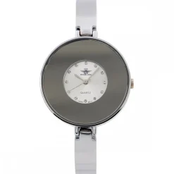 Montre Femme Métal Argenté Strass M. JOHN