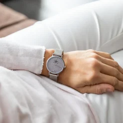 Montre Femme Métal Argenté M. JOHN