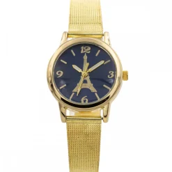 Montre Femme Métal avec Tour Eiffel