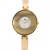 Montre Femme Métal Doré Strass M. JOHN