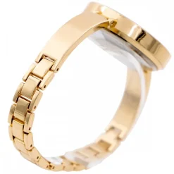 Montre Femme Métal Doré Strass M. JOHN