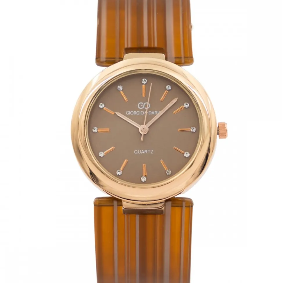 Montre Femme Métal et Plastique avec Strass GIORGIO