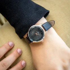 Montre Femme Noir avec Strass GIORGIO