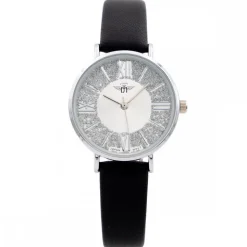 Montre Femme Noir Paillettes M. JOHN