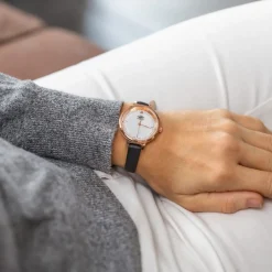 Montre Femme Noir Paillettes M. JOHN