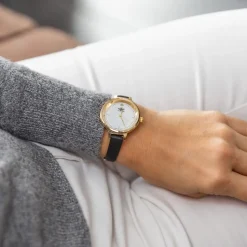 Montre Femme Noir Paillettes M. JOHN