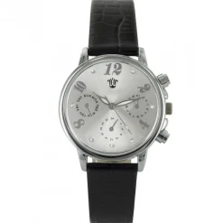 Montre Femme Noir Strass Style Chrono BELLOS 1248
