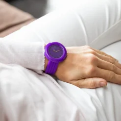 Montre Femme Silicone Violet M. JOHN